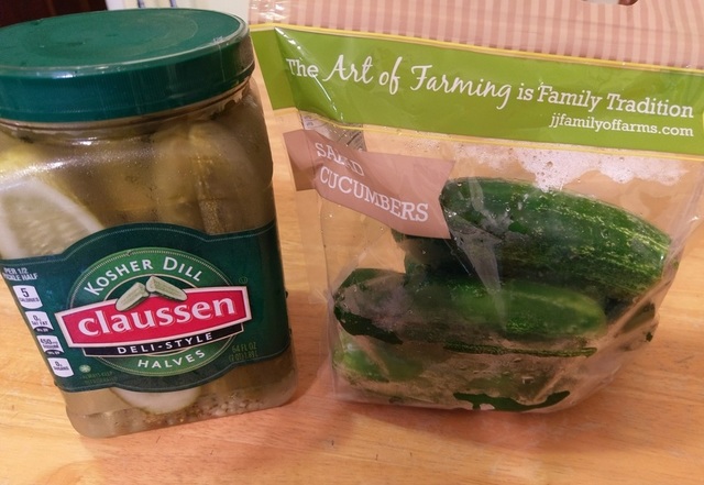 Make Kosher Deli Dill Pickles in 2 minutes