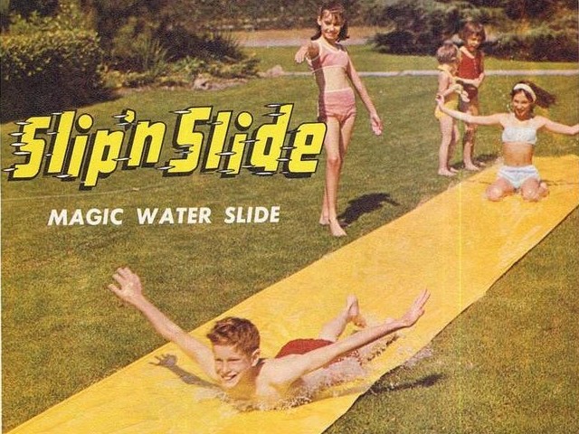 Retro Summer Break Slip n Slide Mommy Perfect