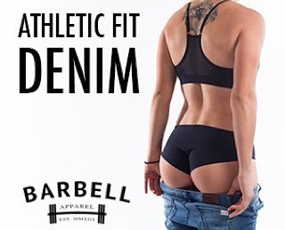 barbell apparel jeans athletic fit denim