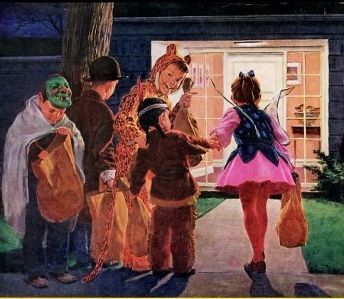 Halloween trick-or-treating